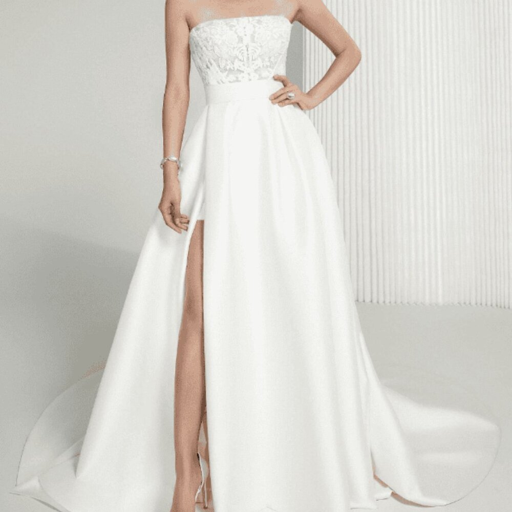 Justin Alexander Marie 99214 Bridal Wedding Gown Dress (Size 6)